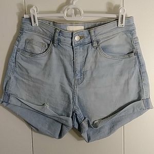 Light Denim Shorts